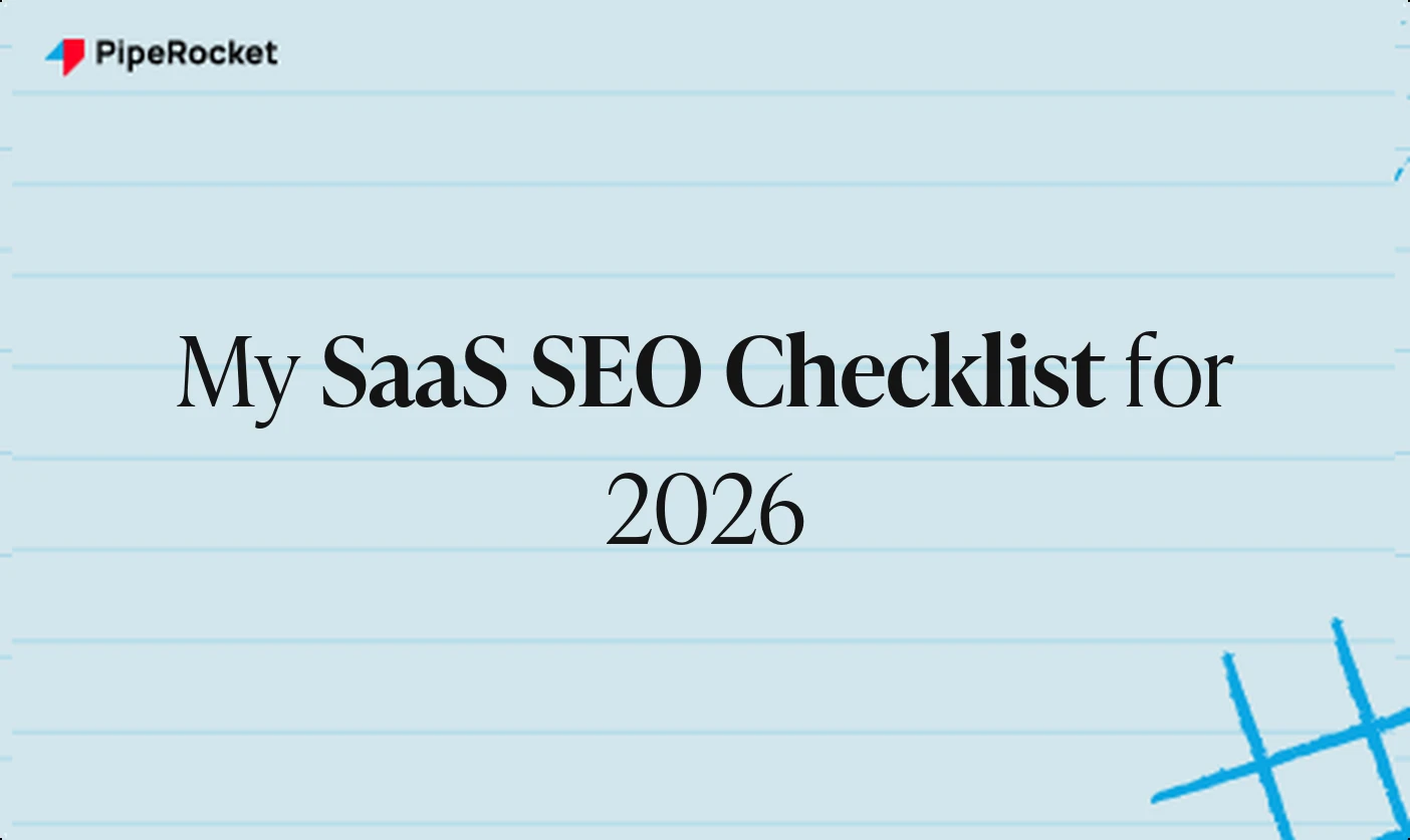My SaaS SEO Checklist for 2026: An Experience-based Guide